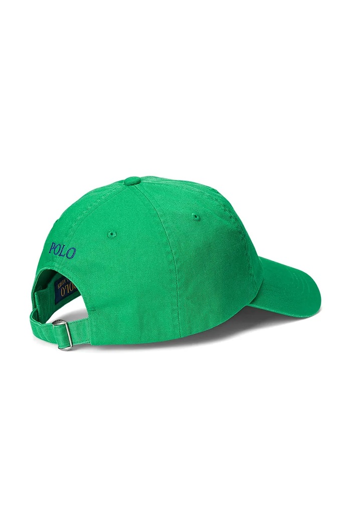 Polo Ralph Lauren шапка с козирка мъжки от памук 710667709 зелен SS26
