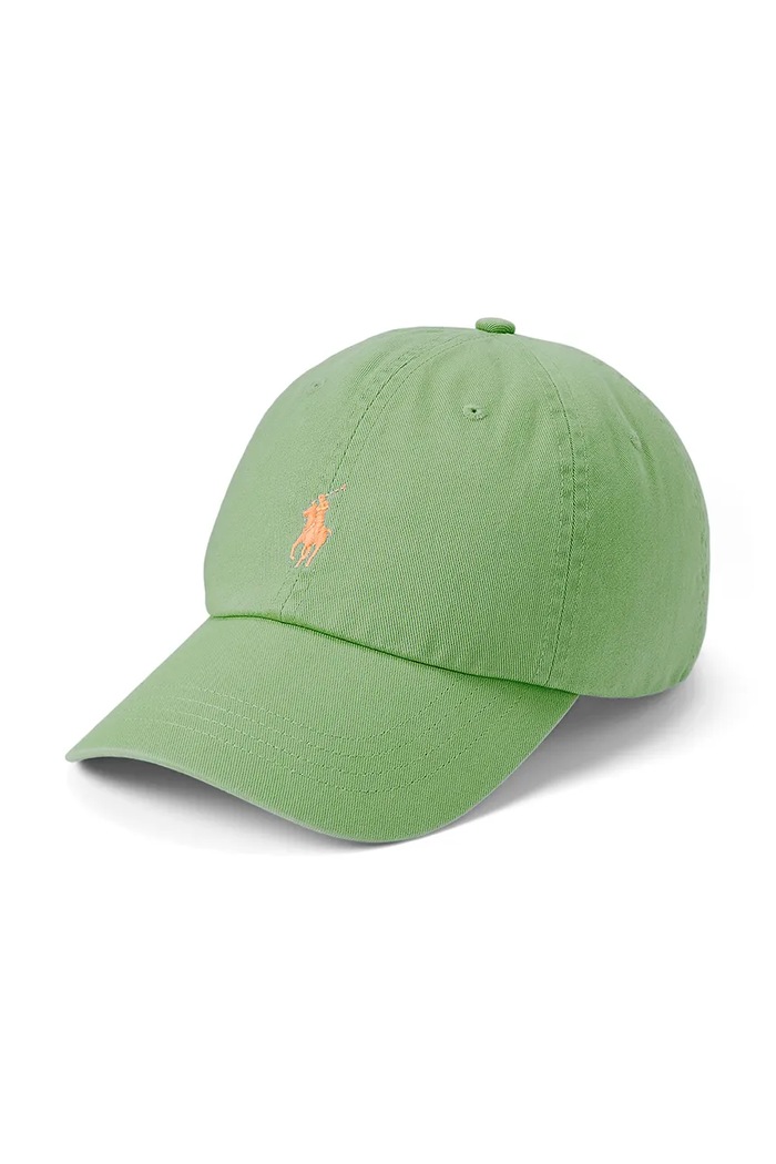 Polo Ralph Lauren czapka z daszkiem męska bawełniana bawełna zielony 710667709