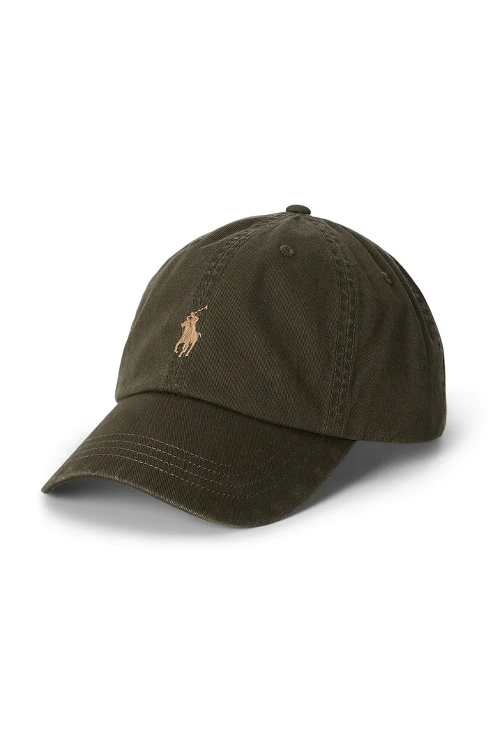 Polo Ralph Lauren czapka z daszkiem męska bawełniana zielony 710667709