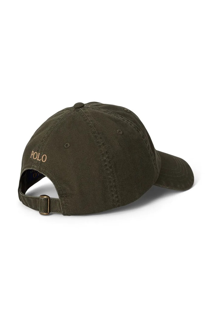 Polo Ralph Lauren czapka z daszkiem męska bawełniana 710667709 zielony SS26