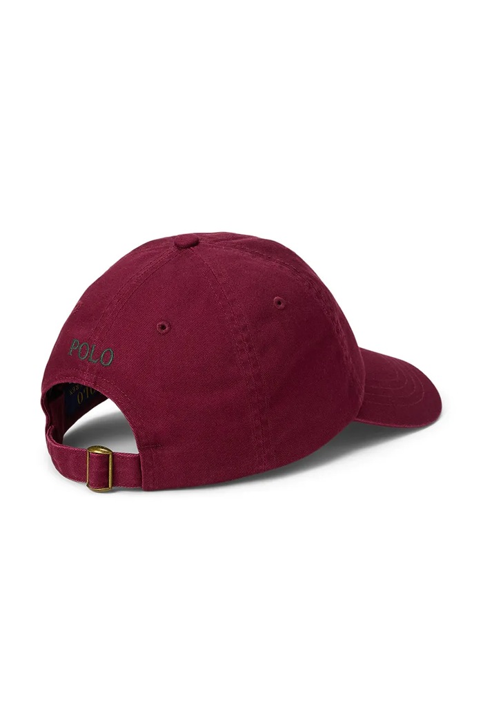 Polo Ralph Lauren kšiltovka pánská bavlněná 710667709 burgundské SS26