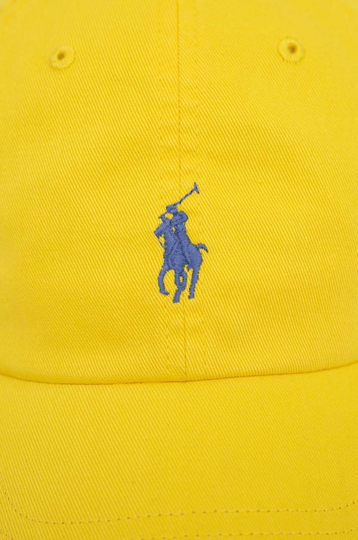 Doplňky Polo Ralph Lauren kšiltovka pánská bavlněná 710667709 žlutá