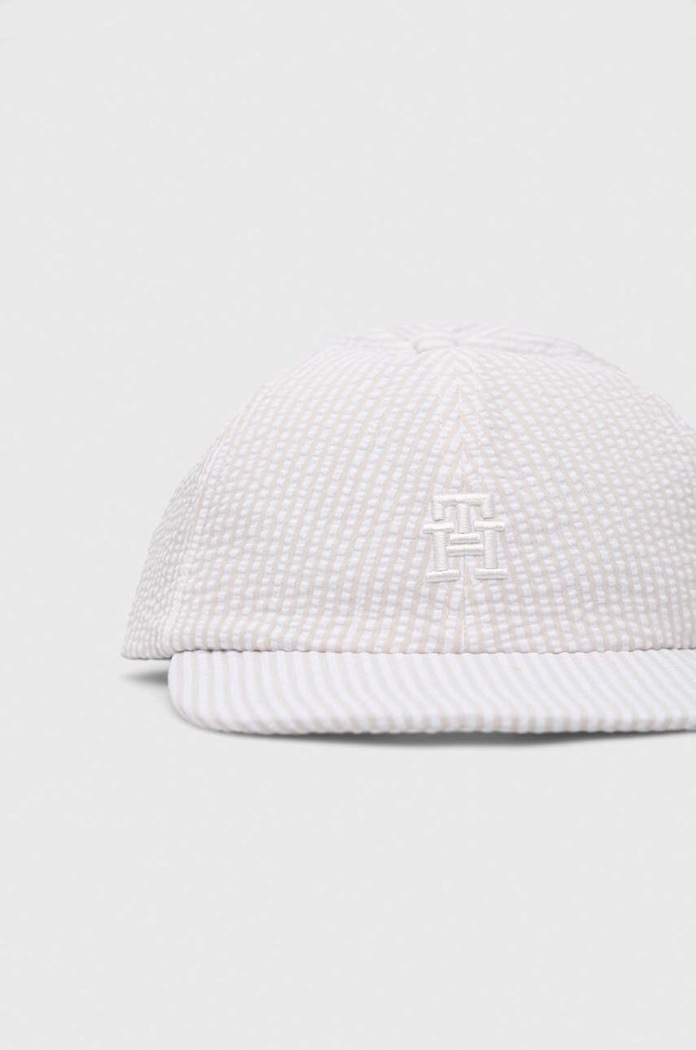Akcesoria Tommy Hilfiger czapka z daszkiem AM0AM10869.PPYX biały