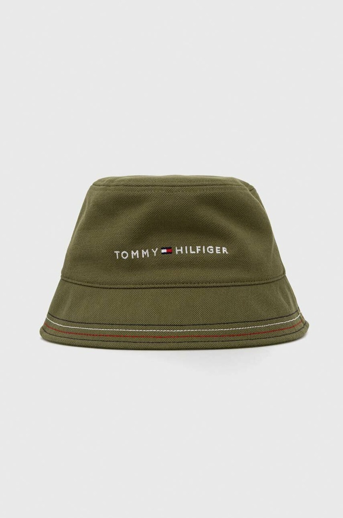 Tommy Hilfiger kapelusz aplikacja zielony AM0AM10863.PPYX