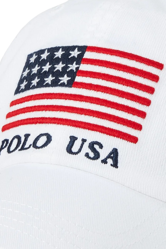 Polo Ralph Lauren șapcă de baseball din bumbac 710870465 alb