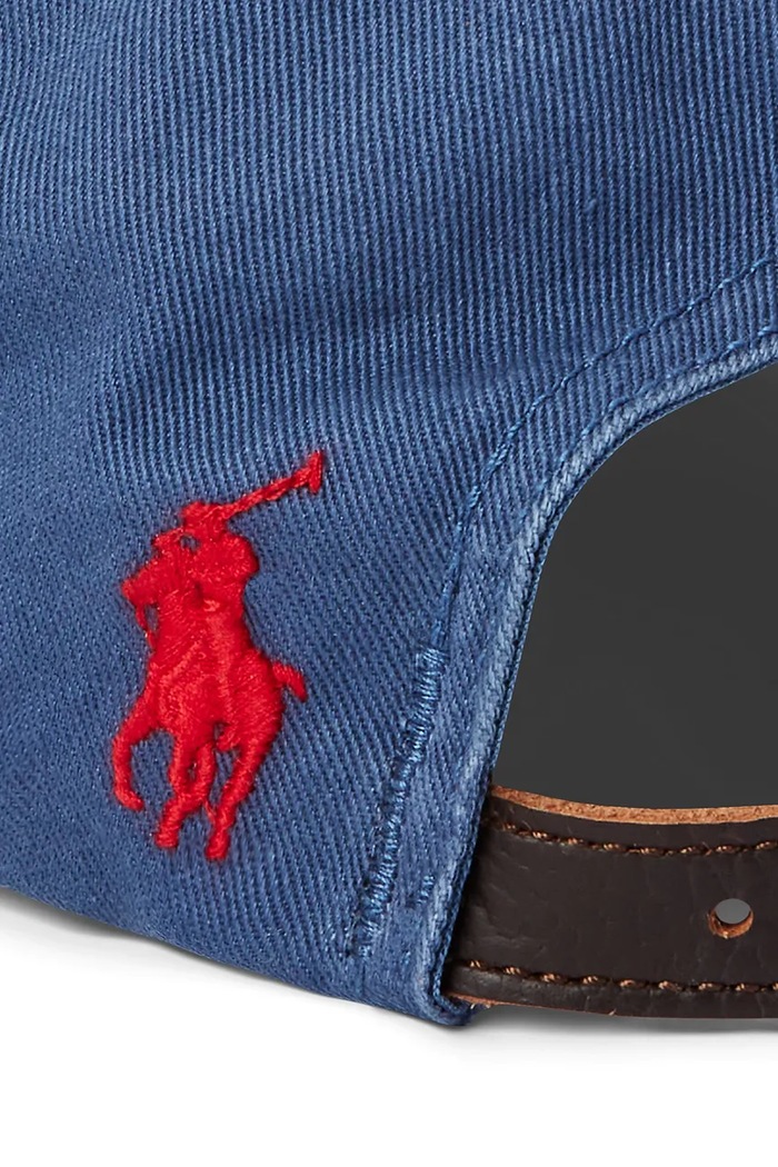 Бавовняна бейсболка Polo Ralph Lauren блакитний 710870465
