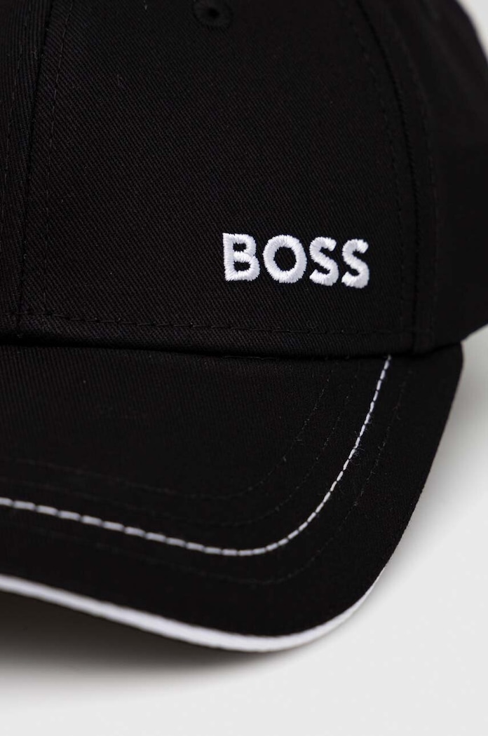 Βαμβακερό καπέλο του μπέιζμπολ BOSS BOSS GREEN San Jared-C 50492716 μαύρο AA00