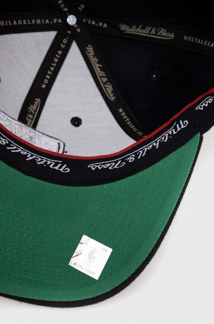 Čepice s vlněnou směsí Mitchell&Ness Brooklyn Nets INTL102 černá