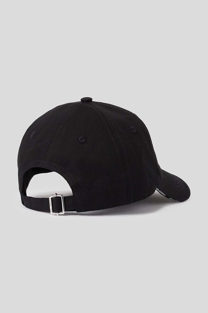 Karl Lagerfeld șapcă de baseball din bumbac 230W3411 negru