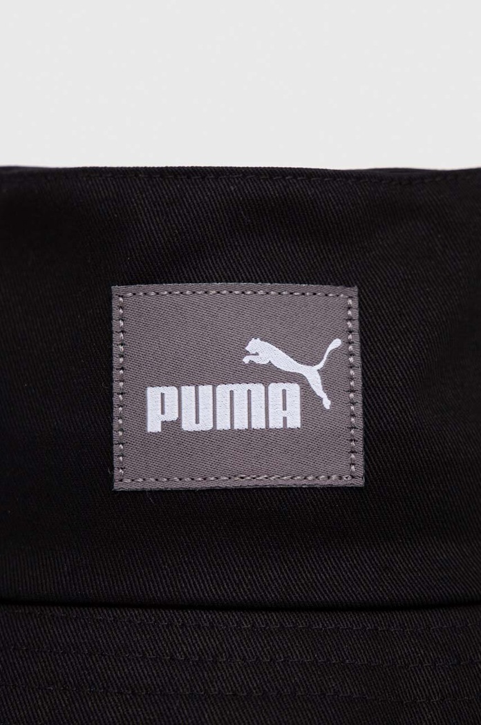 Puma palarie din bumbac 24363 negru AW23
