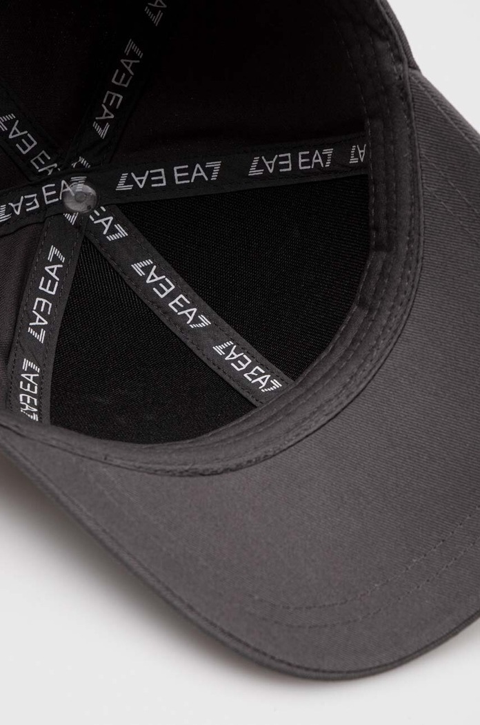 EA7 Emporio Armani pamut baseball sapka szürke 247088.CC010