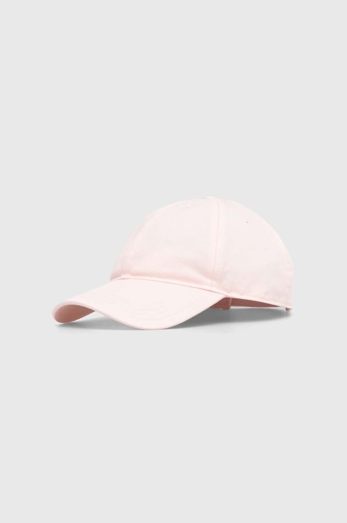 Lacoste czapka baseballowa bawełniana bawełna różowy RK0440