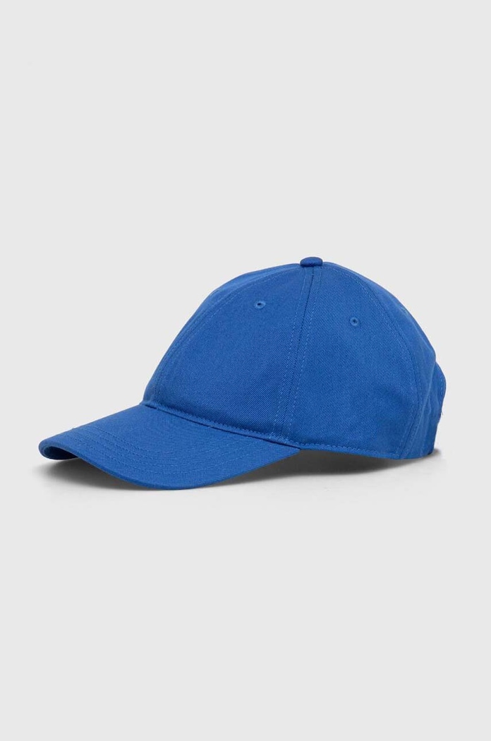 Lacoste czapka bejsbolówka bawełniana bawełna niebieski RK0440