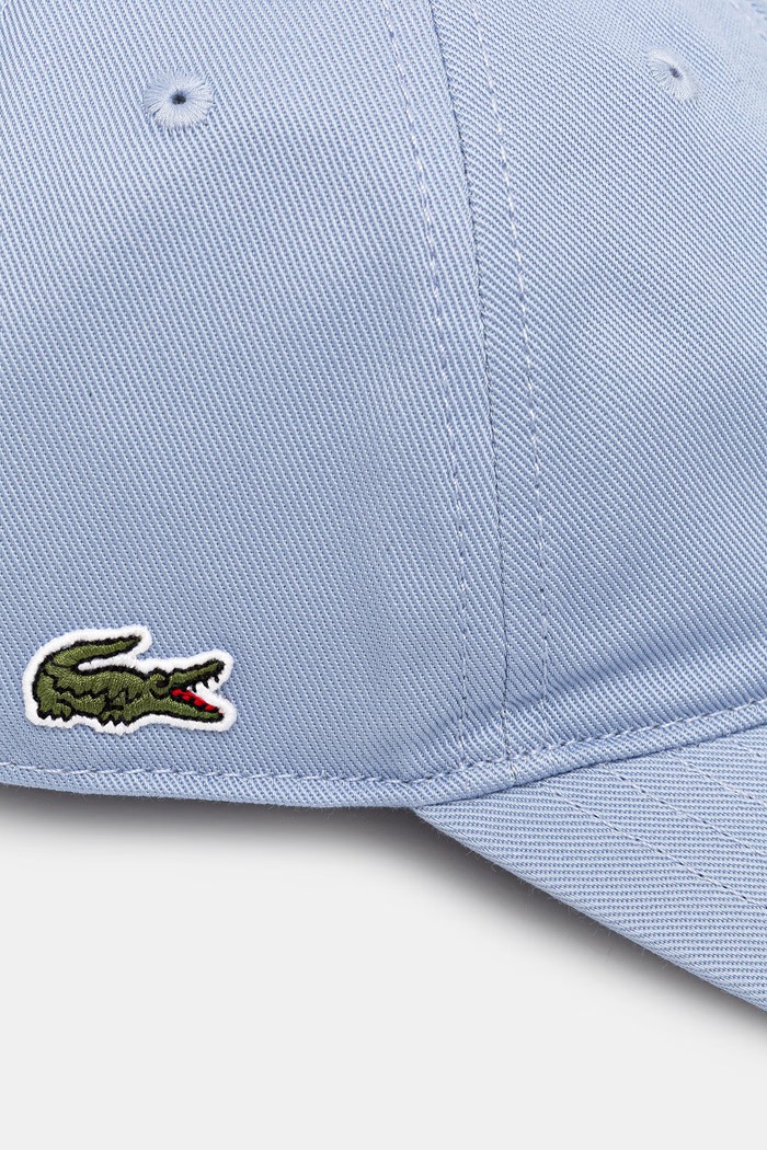 Lacoste bejzbalová čiapka bavlnená RK0440 modrá SS26