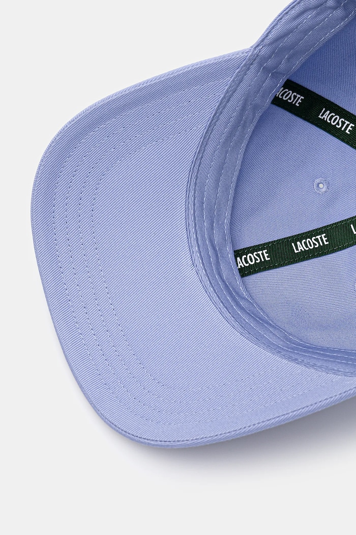 Lacoste καπέλο μπέιζμπολ βαμβακερό RK0440 μπλε