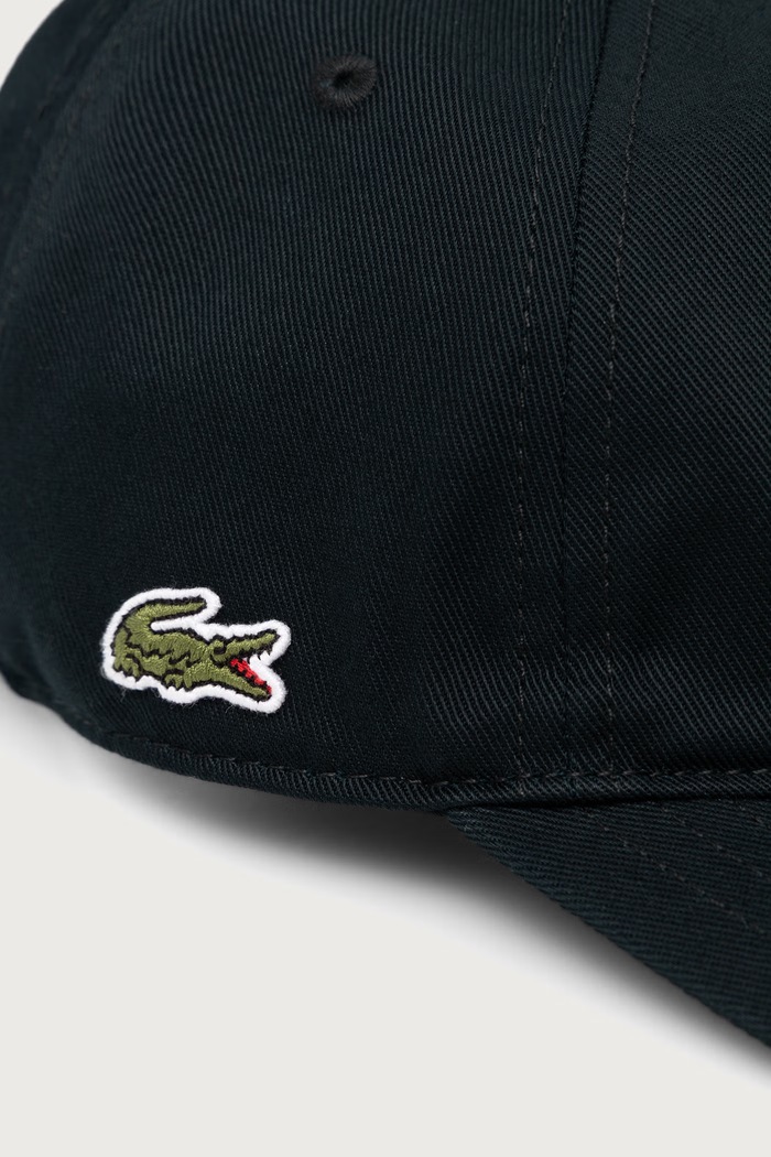 Lacoste Czapka bejsbolówka bawełniana RK0440 zielony SS26