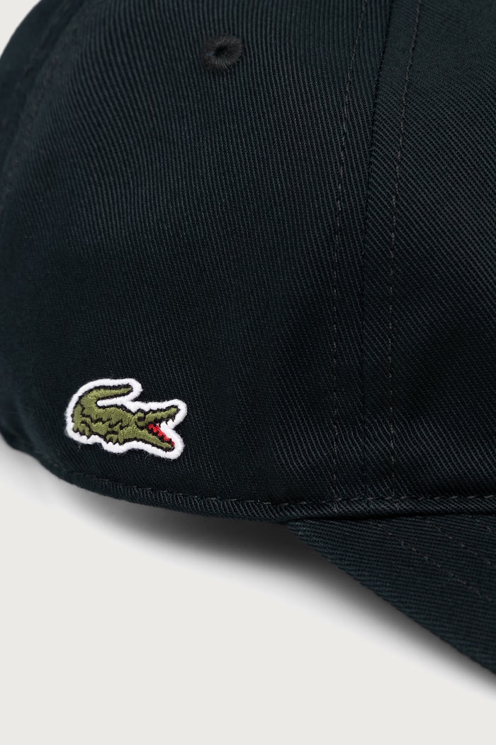 Lacoste Czapka bejsbolówka bawełniana RK0440 zielony SS26