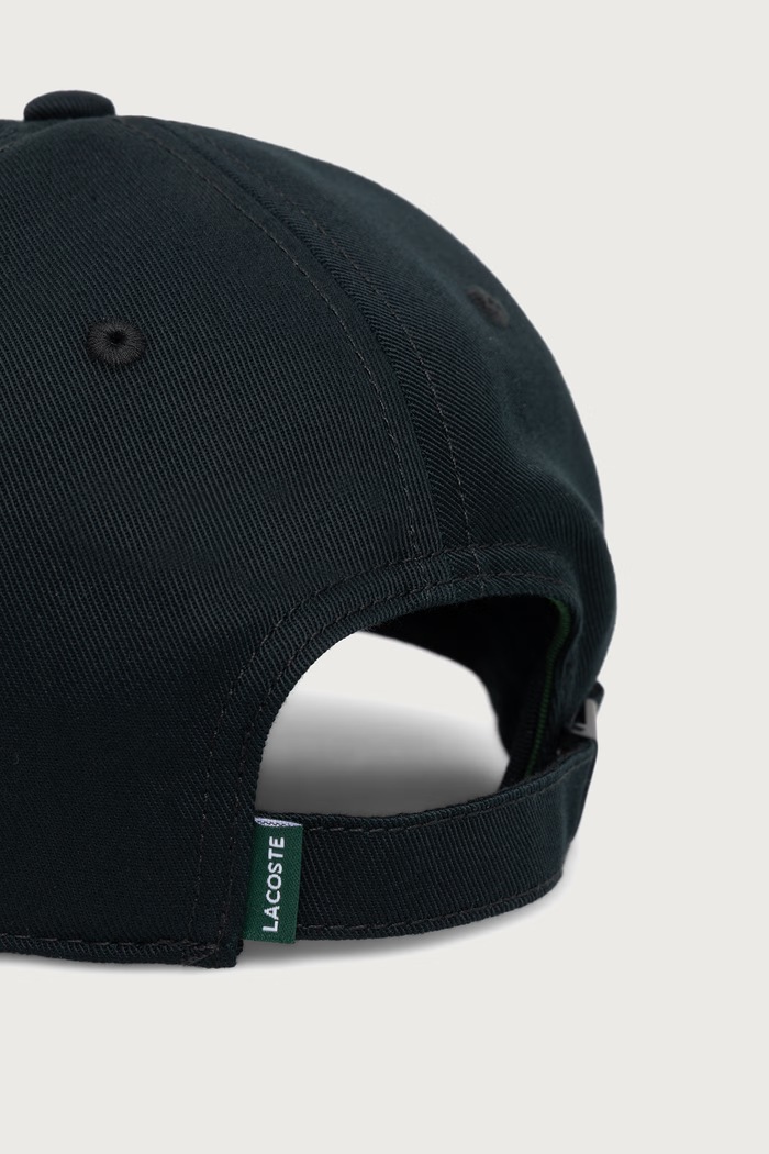Akcesoria Lacoste Czapka bejsbolówka bawełniana RK0440 zielony