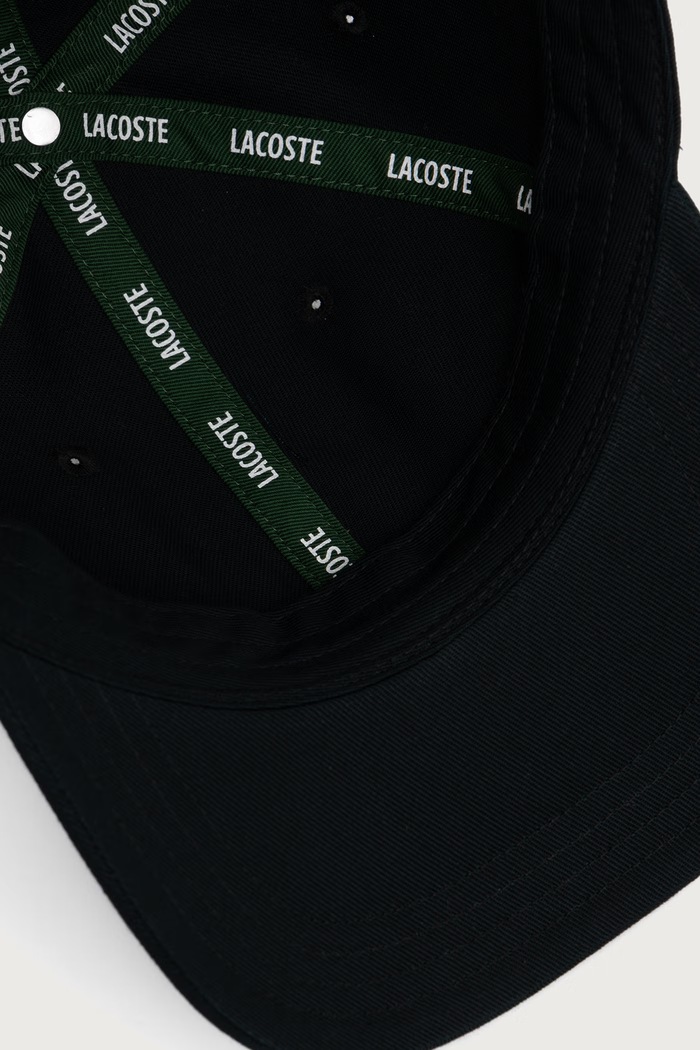 Czapka bejsbolówka bawełniana Lacoste RK0440 zielony