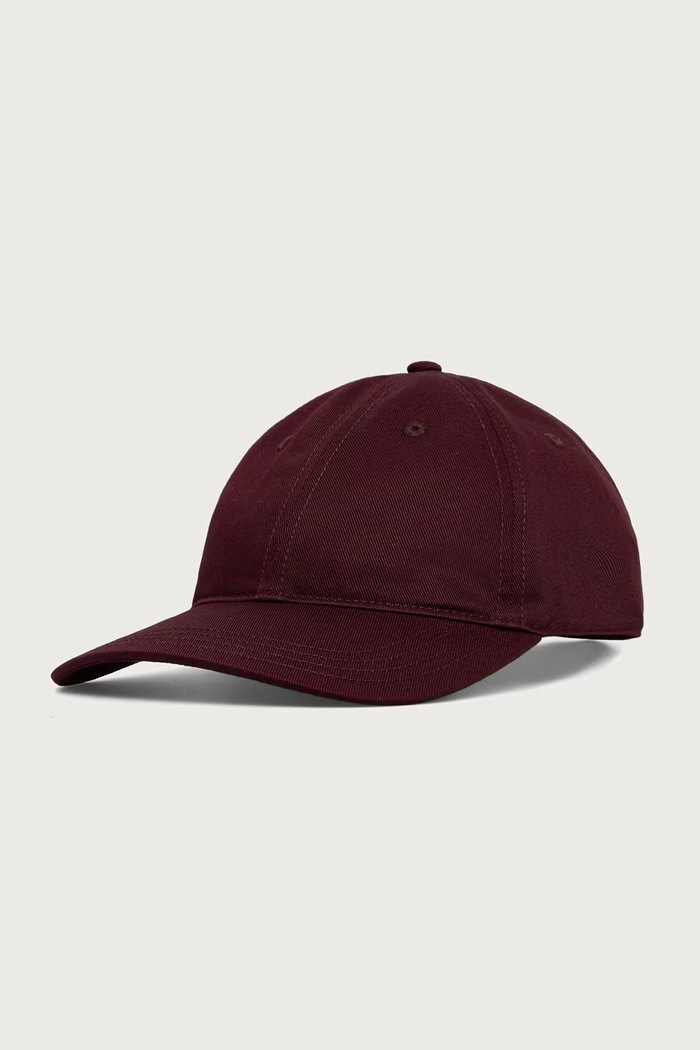 Lacoste Czapka bejsbolówka bawełniana bordowy RK0440