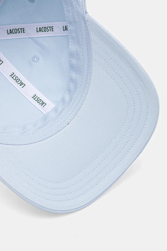 Doplňky Lacoste baseballová čepice bavlněná RK0491 modrá