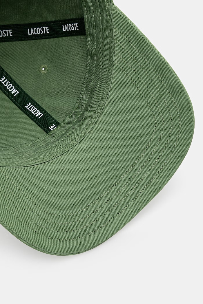 Lacoste Bejzbalová čiapka bavlnená zelená RK0491