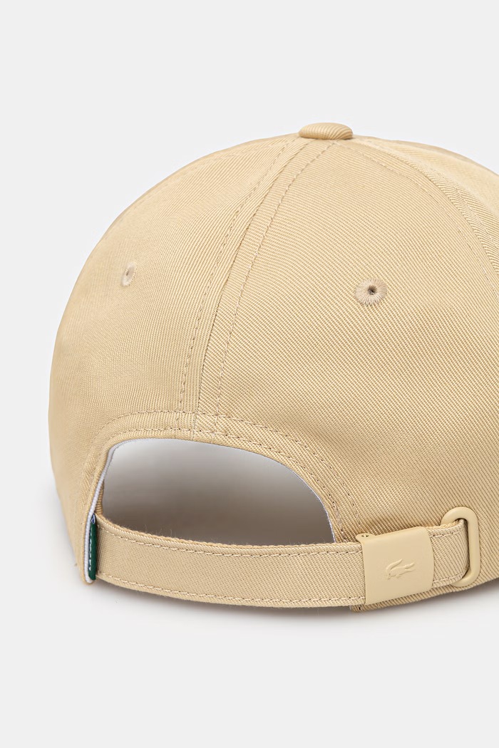 Doplnky Lacoste bejzbalová čiapka bavlnená RK0491 béžová