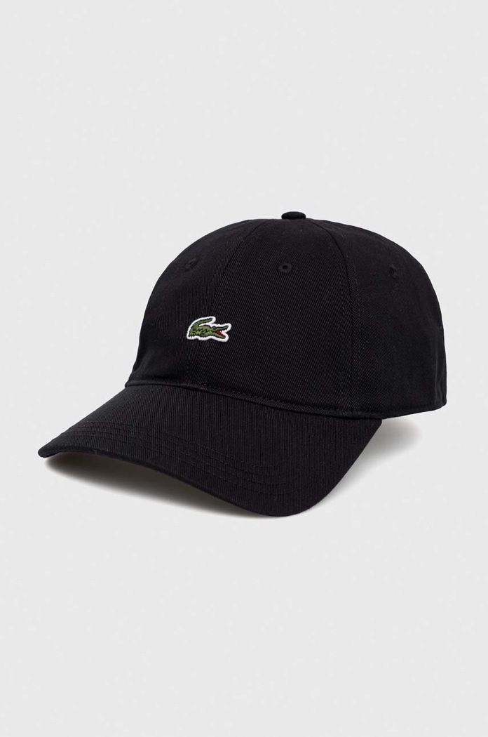 Lacoste Bejzbolska kapa pamučna pamuk crna RK0491
