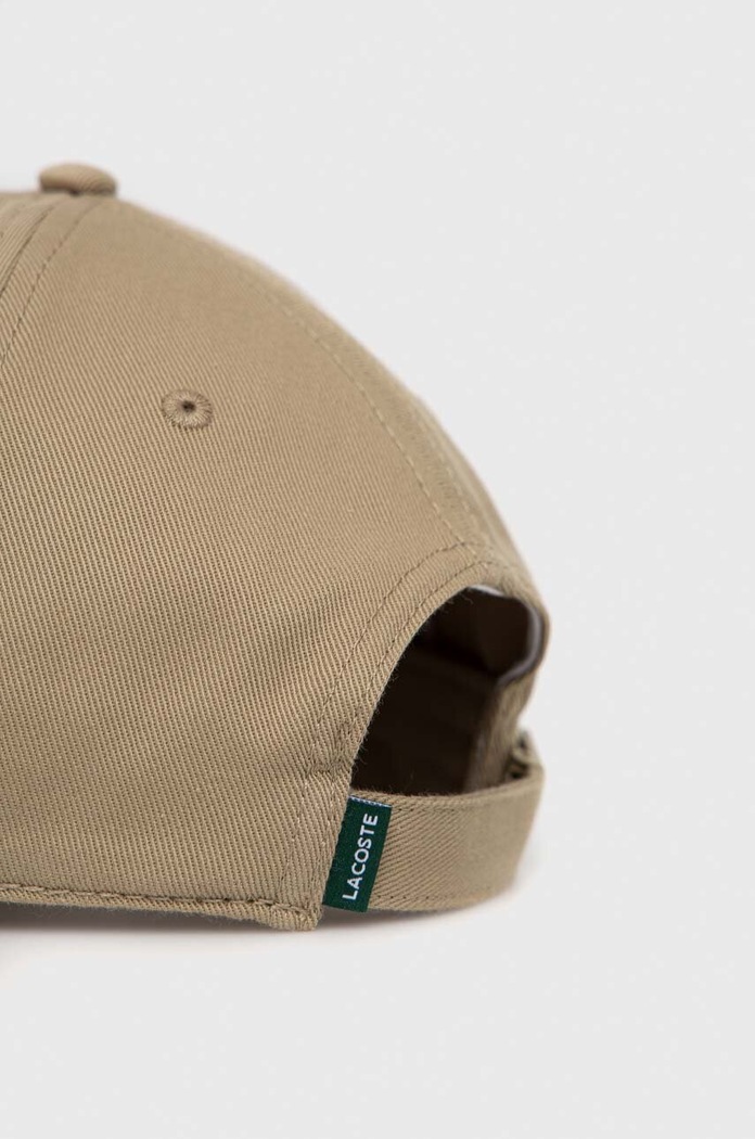 Accessories Lacoste cotton baseball cap RK9871 brown