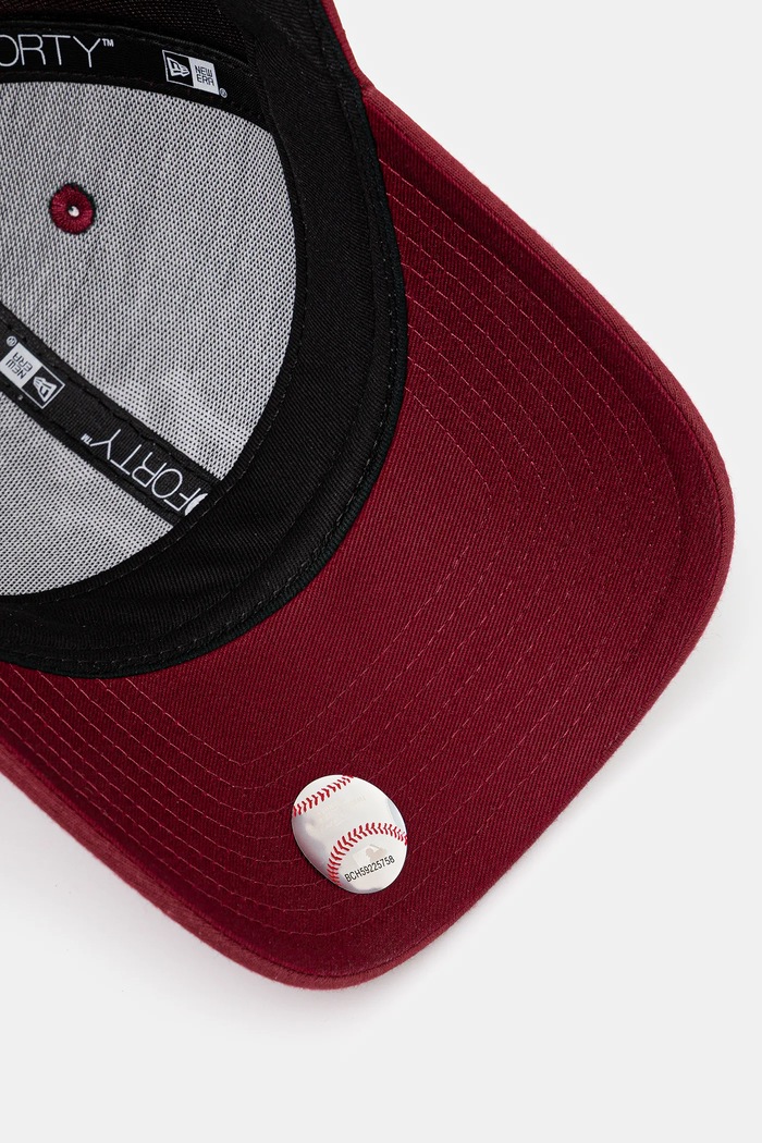 New Era czapka z daszkiem bordowy 60348848.MRNWHI