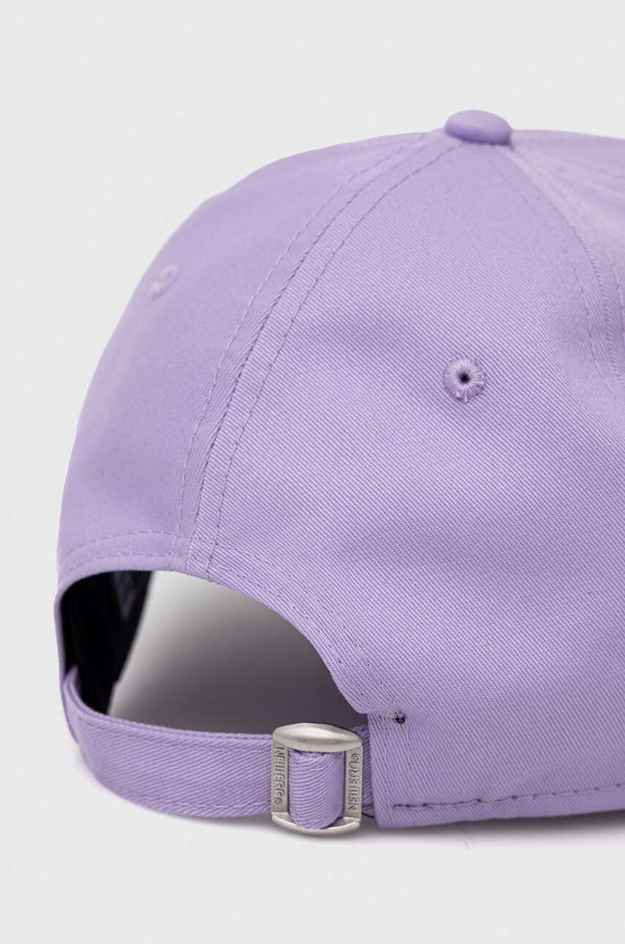 Akcesoria New Era czapka z daszkiem bawełniana LEAGUE ESSENTIAL 9FORTY® 60298724.DILWHI fioletowy
