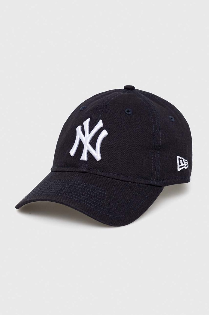 Памучна шапка с козирка New Era щампа тъмносин 60348850.NVYWHI