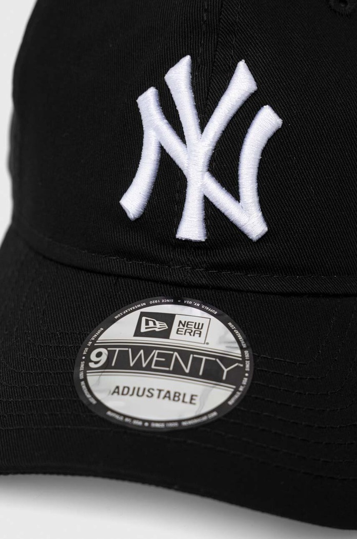 New Era cotton baseball cap NEW YORK YANKEES black 60348852.BLKWHI