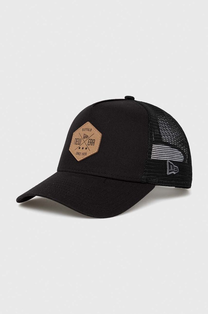 New Era berretto da baseball HERITAGE PATCH 9FORTY® AF TRUCKER applique nero 12523902.BLK