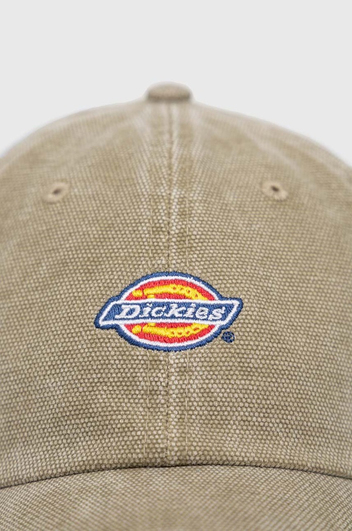 Akcesoria Dickies czapka z daszkiem bawełniana DK0A4Y9I zielony