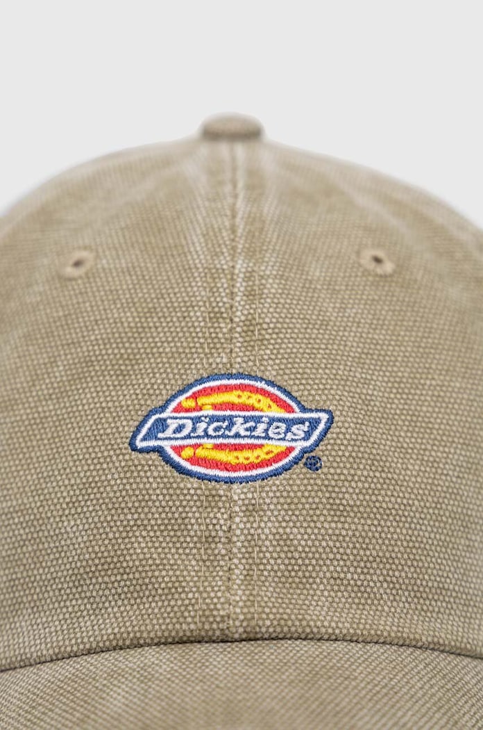 Akcesoria Dickies czapka z daszkiem bawełniana DK0A4Y9I zielony