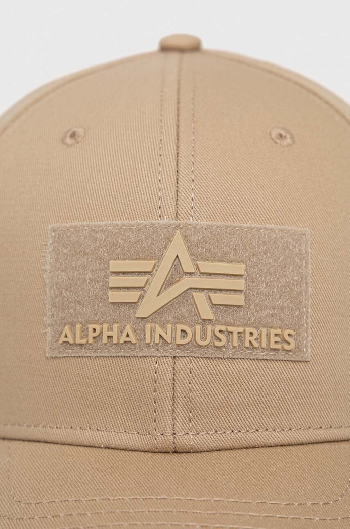 Αξεσουάρ Βαμβακερό καπέλο Alpha Industries 168903.14 μπεζ