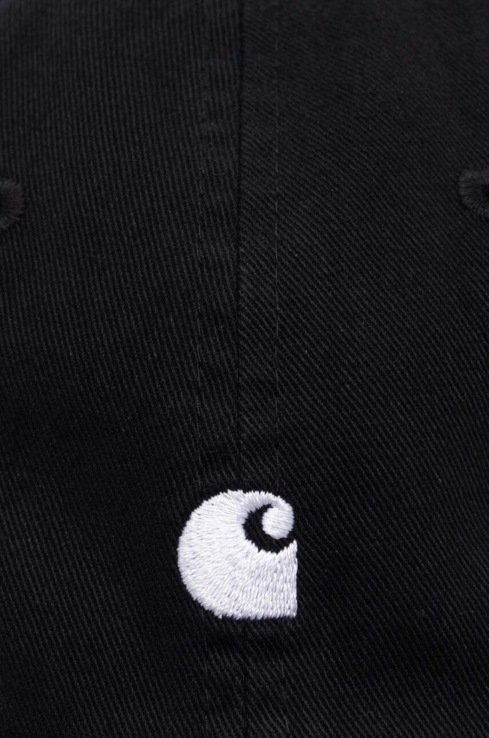 Carhartt WIP czapka z daszkiem bawełniana Madison Logo Cap czarny I023750