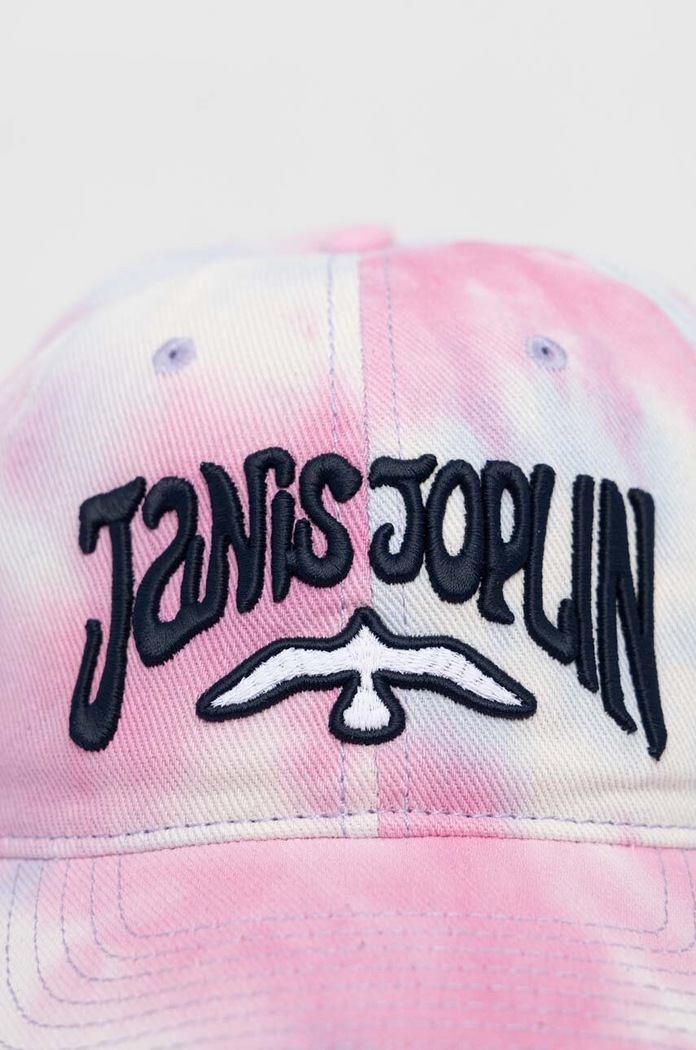 American Needle czapka z daszkiem bawełniana Janis Joplin SMU733A.JANIS różowy SS23