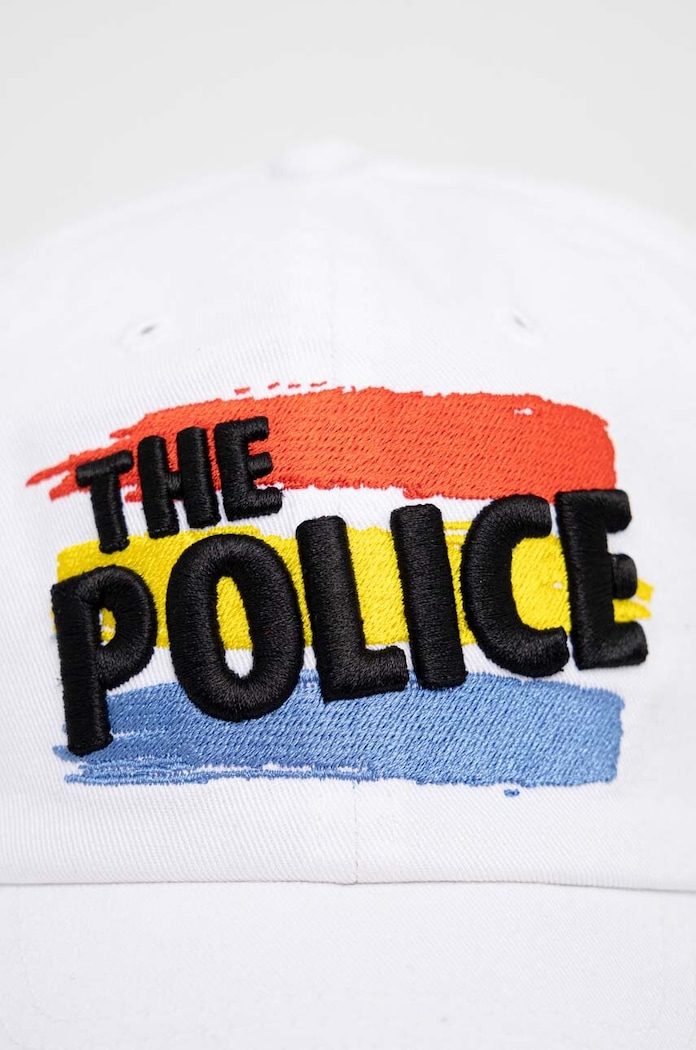 American Needle czapka z daszkiem bawełniana the Police SMU674A.POLICE biały SS23