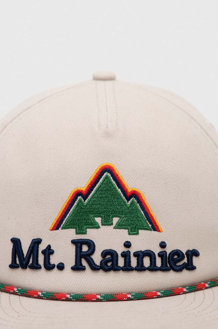 American Needle șapcă de baseball din bumbac Mount Rainier SMU731A.MRNP bej SS23