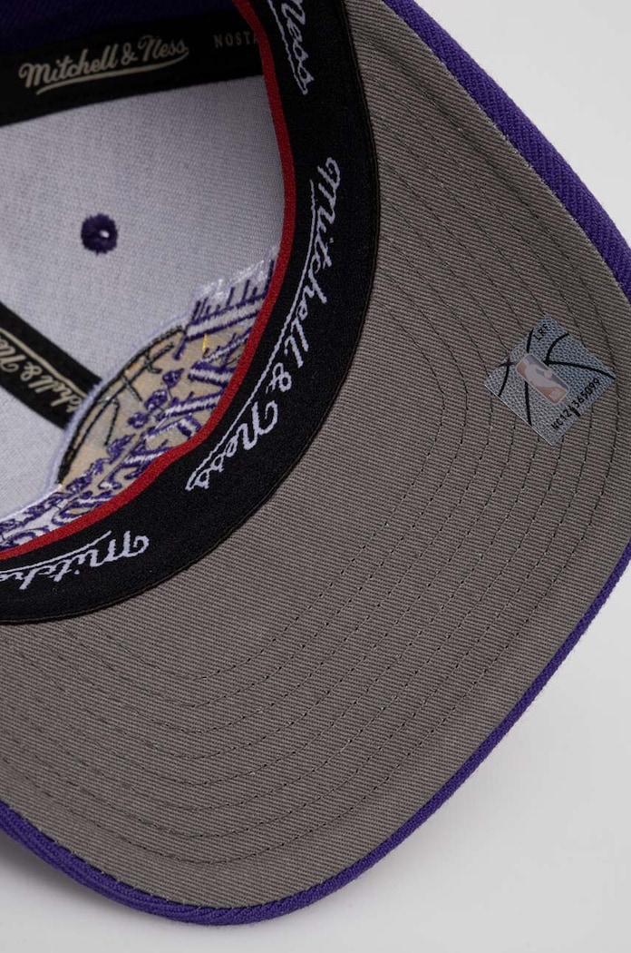Mitchell&Ness șapcă din amestec de lână Los Angeles Lakers violet HHSS3257.LALYYPPPPUR