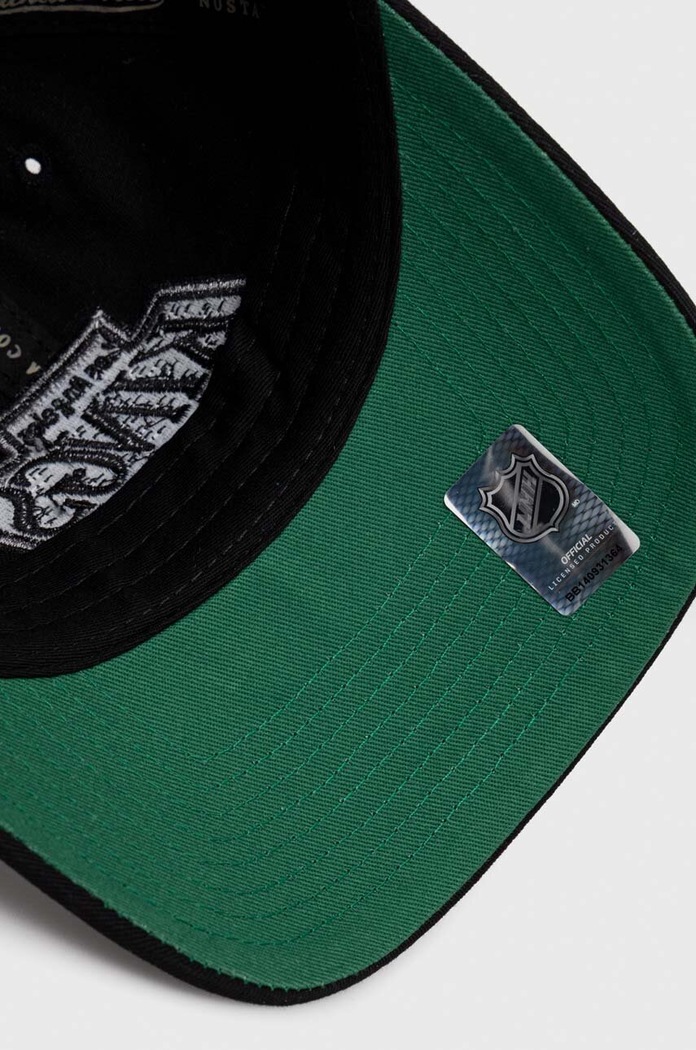Βαμβακερό καπέλο του μπέιζμπολ Mitchell&Ness Los Angeles Kings μαύρο HLUX5369.LAKYYPPPBLC