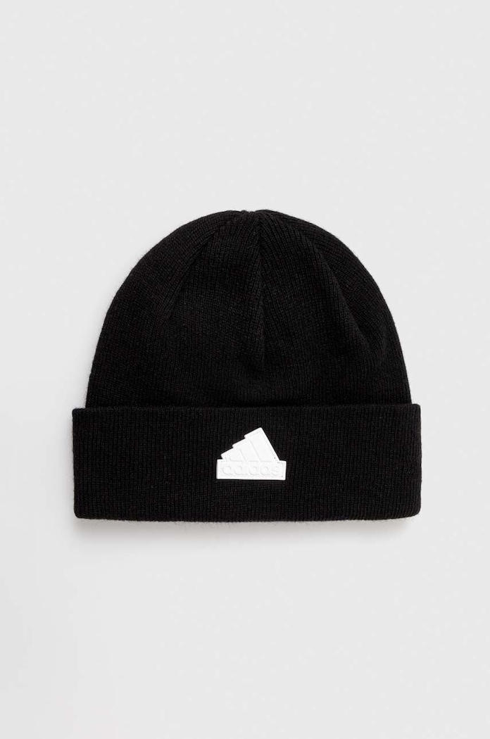 adidas căciulă de lână imprimeu negru IB2648