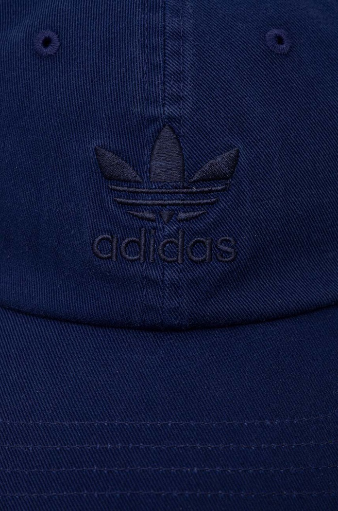 Akcesoria adidas Originals czapka z daszkiem bawełniana II0706 niebieski
