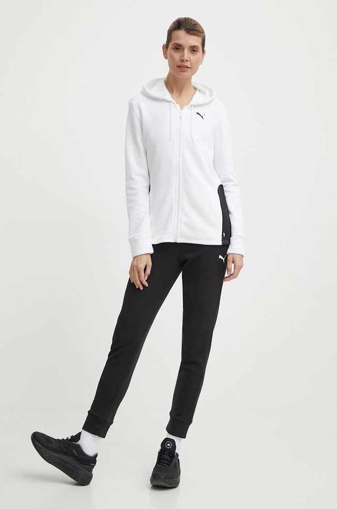 Puma dres dzianina biały 673699