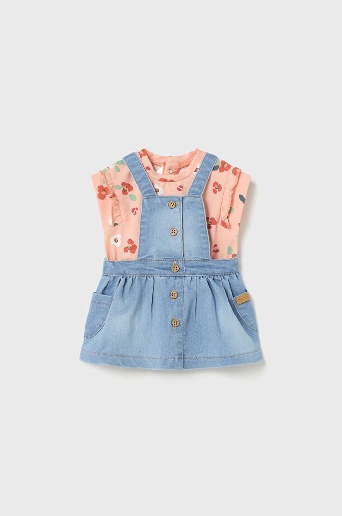 Комплект за бебета Mayoral Newborn 1830.2U.NEWBORN оранжев SS23