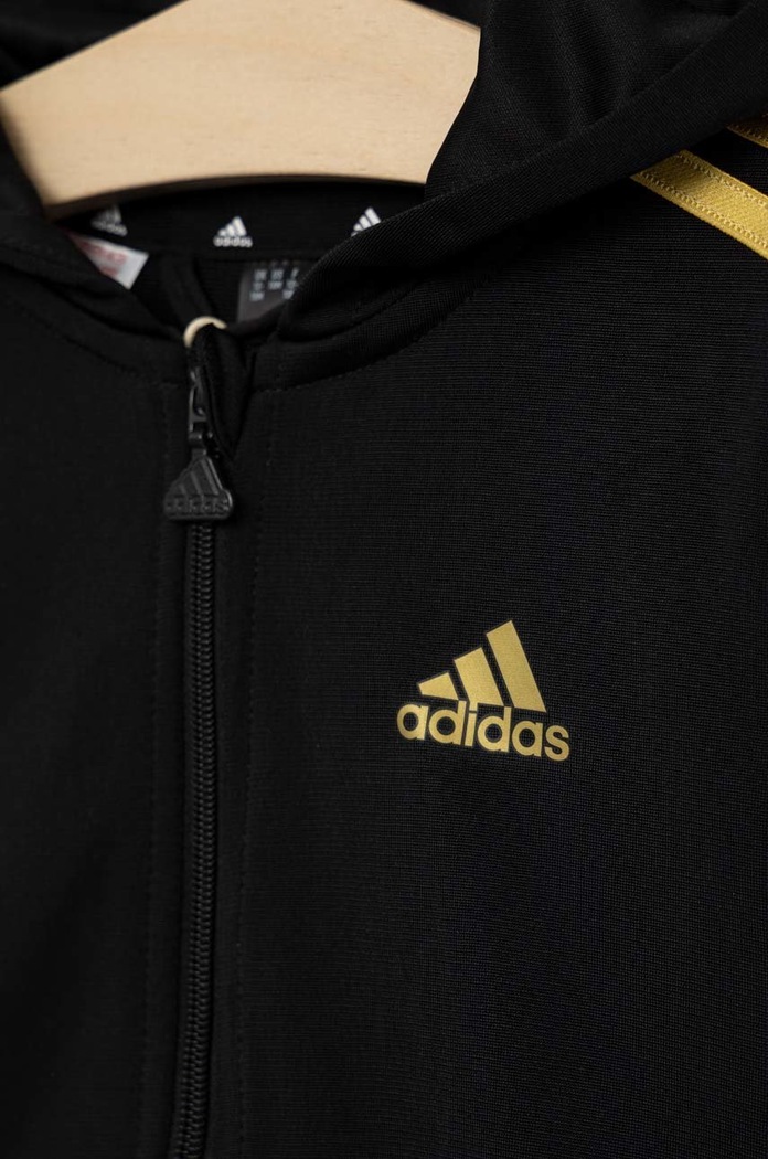 Chłopiec adidas dres dziecięcy I 3S SHINY HR5874 czarny