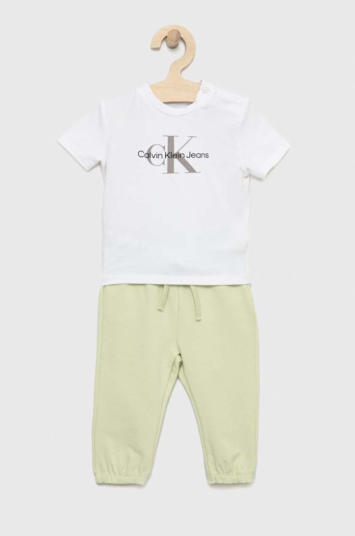 Calvin Klein Jeans komplet niemowlęcy IN0IN00011.PPYX zielony SS23
