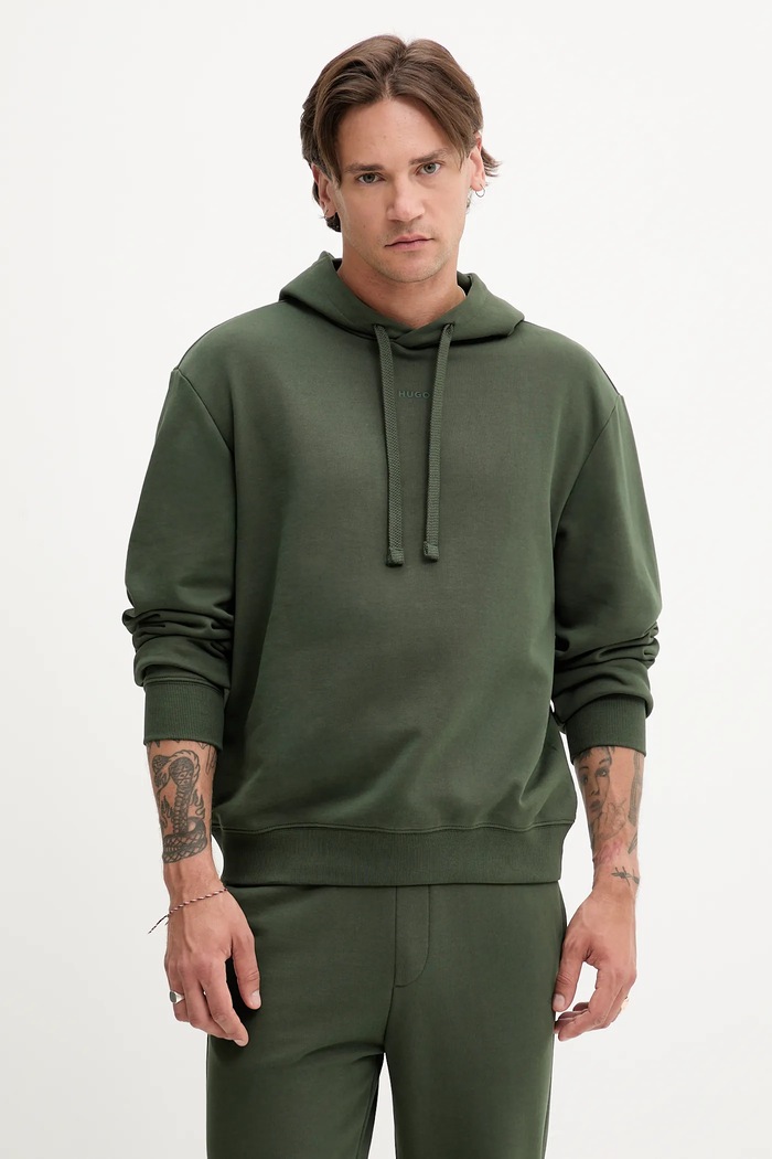 Oblečení HUGO teplákový set pánský bavlněný DapoDayote 50492581 zelená